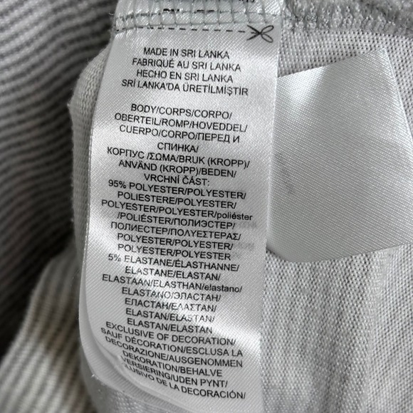 Lauren Ralph Lauren Loungewear Womens Size S Gray Striped Hoodie Casual - Picture 9 of 11